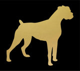 Boxer Vinyl Decal Car Window Laptop Dog Silhouette Sticker