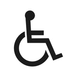 Handicap Wheelchair Symbol Vinyl Decal Wheelchair Disabled Sticker