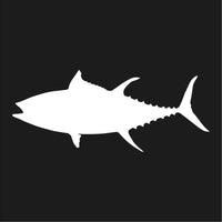 Tuna Fish vinyl decal Silhouette outline laptop car sticker