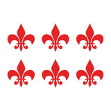 Fleur De Lis Vinyl Decal sticker car phone laptop vinyl stickers Set of 6