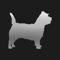 Cairn Terrier vinyl decal Dog Silhouette laptop car sticker