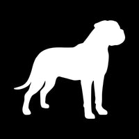 Bullmastiff Vinyl Decal Car Window Laptop Dog Breed Silhouette Sticker