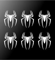 SPIDERMAN Symbol Vinyl Decals Car Window Laptop Stickers Set