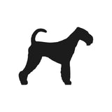 Airedale terrier vinyl decals Dog Silhouette laptop car sticker