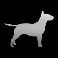 Bull Terrier Vinyl Decal Dog Silhouette Car Window Laptop Sticker