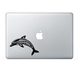 Tribal Dolphin Vinyl Decal Car Window Laptop Mirror Sticker