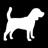 Beagle vinyl decal Dog Silhouette laptop car sticker