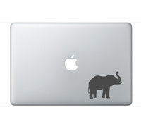 Elephant vinyl decal Silhouette laptop car sticker