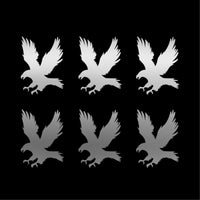 6 Small American Eagle Vinyl decals phone case laptop car stickers