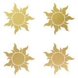 4 Small Sun Vinyl decals car and phone case stickers