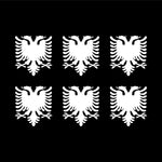 Albanian Eagle Vinyl Decal sticker car phone vinyl sticker Set of 6