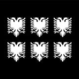 Albanian Eagle Vinyl Decal sticker car phone vinyl sticker Set of 6