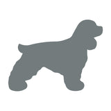 English Cocker Spaniel Decal Car Window Laptop Dog Silhouette Sticker