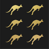 Kangaroo Vinyl Decal Car Window Laptop Silhouette Sticker set of 6