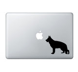 German Shepherd Vinyl Decal Car Window Laptop Dog Silhouette Sticker