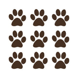 Pet Paws Animal Prints Vinyl Decal Sticker Set of 9