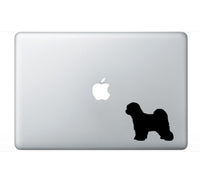 Tibetan terrier vinyl decal Dog Silhouette laptop car sticker