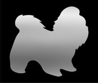 Shih Tzu Car Window Laptop phone Dog Breed Silhouette Sticker