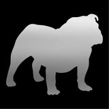 Bulldog Vinyl Decal Car Window Laptop Dog Breed Silhouette Sticker