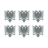 Albanian Eagle Vinyl Decal sticker car phone vinyl sticker Set of 6