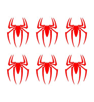 SPIDERMAN Symbol Vinyl Decals Car Window Laptop Stickers Set