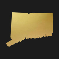 Connecticut state Outline Vinyl Decal Car Window Laptop CT Sticker