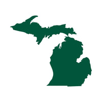 Michigan State Outline Vinyl Decal Car Window Laptop MI Sticker