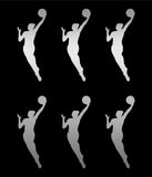 Small WNBA Vinyl Decals Phone Laptop Small Stickers WNBA  Set of 6