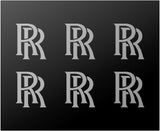 Rolls Royce Logo Vinyl Decals Phone Laptop Dash Small Stickers Set of 6