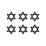 Small Star of David Shield Magen Judaism Phone Window Vinyl Decal Sticker