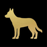 Belgian Malinois Vinyl Decal Car Window Laptop Dog Silhouette Sticker