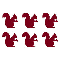 6 Small Squirrel  Vinyl decals phone case laptop car stickers