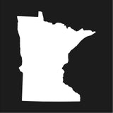 Minnesota state Outline Vinyl Decal Car Window Laptop MI Sticker