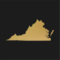 Virginia State Outline Vinyl Decal Car Window Laptop VA Sticker