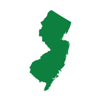 New Jersey state Outline Vinyl Decal Car Window Laptop IL Sticker