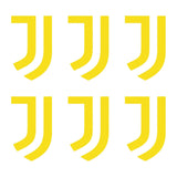 Juventus Decal Socker Vinyl Decals Stickers small Set of 6