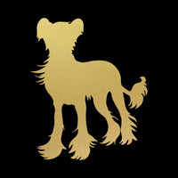 Chinese Crested Vinyl Decal Car Window Laptop Dog Breed Sticker