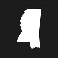 Mississippi state Outline Vinyl Decal Car Window Laptop MS Sticker