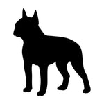 Boston Terrier Vinyl Decal Car Window Laptop Boston Bull Terrier Dog Sticker