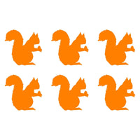 6 Small Squirrel  Vinyl decals phone case laptop car stickers