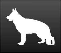 German Shepherd Vinyl Decal Car Window Laptop Dog Silhouette Sticker