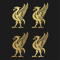 Liverpool symbol Vinyl Decals car laptop Stickers Set of 4