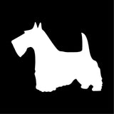 Scottish Terrier Vinyl Decal Car Window Laptop Dog Silhouette Sticker