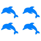 4 Small Dolphin Vinyl decals car and phone case stickers