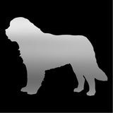 Saint Bernard Vinyl Decal Car Window Laptop Dog Silhouette Sticker