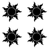 4 Small Sun Vinyl decals car and phone case stickers