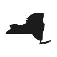 New York state Outline Vinyl Decal Car Window Laptop NY Sticker