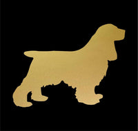 Cocker Spaniel Vinyl Decal Car Window Laptop Dog Silhouette Sticker