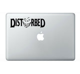 DISTURBED Vinyl Decal Car Window Laptop Guitar Metal Band Logo Sticker