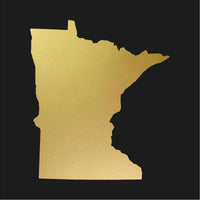 Minnesota state Outline Vinyl Decal Car Window Laptop MI Sticker